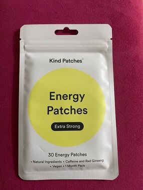 1-Pack of Kind Patches Energy Extra Strong Support -1Pk (30 patches in one pack)